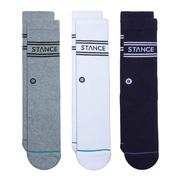 Stance Basic 3-Pack Crew Socks NVY