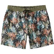 Billabong Coral Gardeners Layback Elastic Waist Shorts, 17