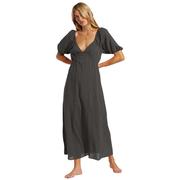 Billabong Love Fade Puff Sleeve Maxi Dress