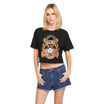 Volcom Parrot Paints Short Sleeve Crop T-Shirt