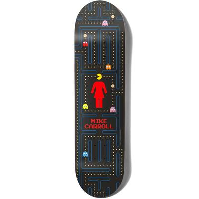 Girl Carroll Pac-Man Skateboard Deck, 7.75