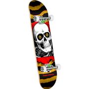 Powell Peralta Ripper Birch Yellow/Red Complete Skateboard, 7.75