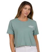 Salty Crew Fish Bowl Crop Top Short Sleeve T-Shirt