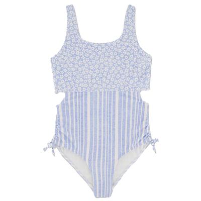 Billabong Blue by the Sea Girls One-Piece Swimsuit
