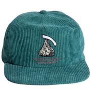 Chocolate Kiss Corduroy Snapback Adjustable Hat FGRN