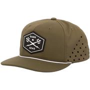 Dark Seas Prog Tech Snapback Adjustable Hat OLV