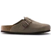 Birkenstock Boston Soft Footbed Suede Clogs, Taupe