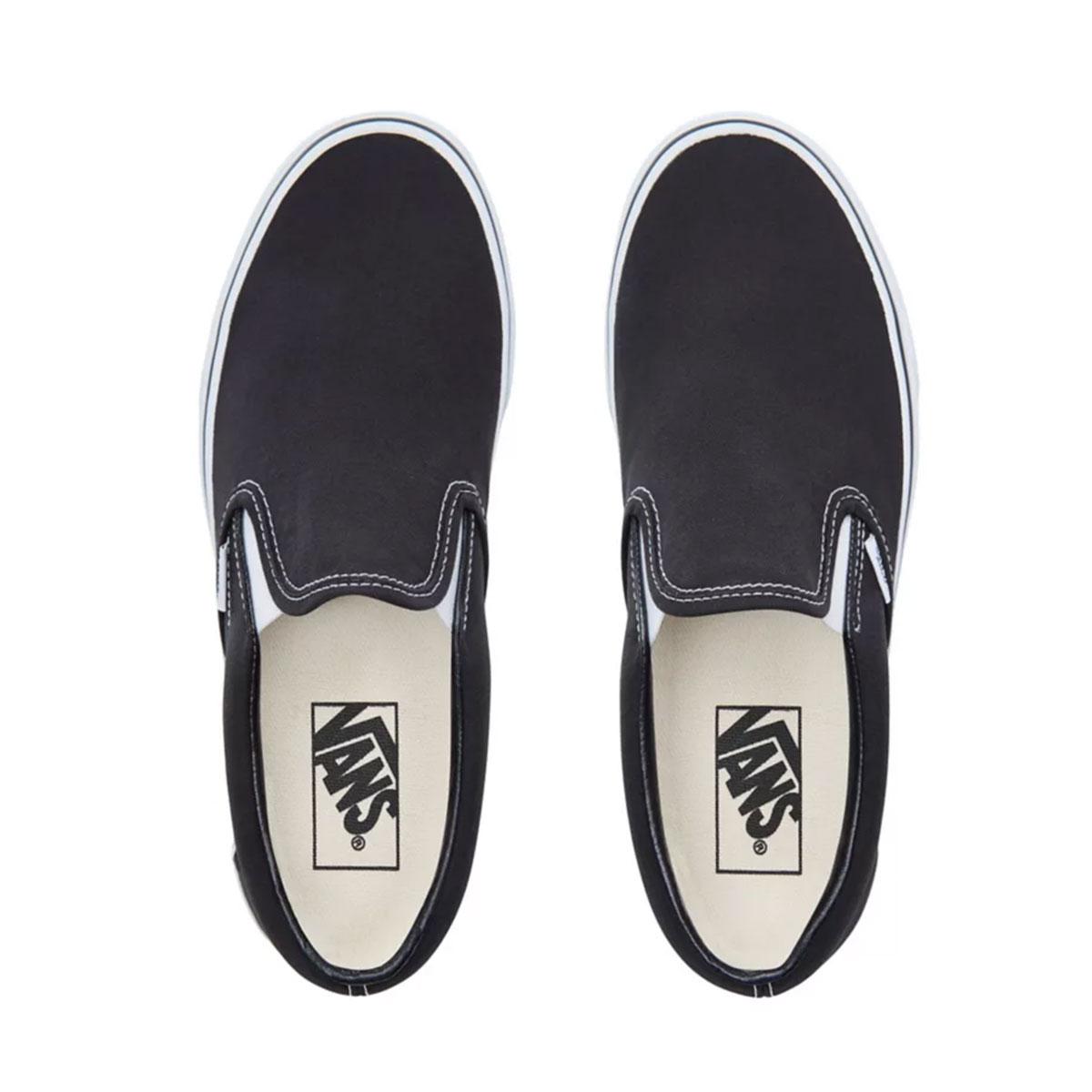 Vans Classic Slip-On Skate Shoes, Black
