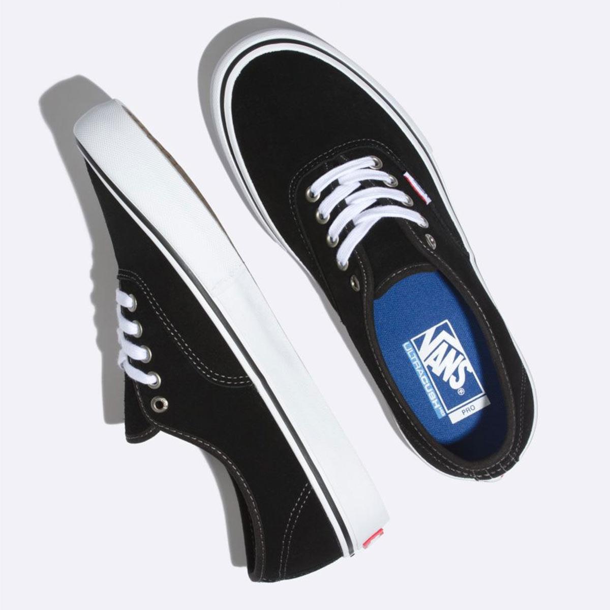 Vans Suede Authentic Pro Skate Shoe, Black